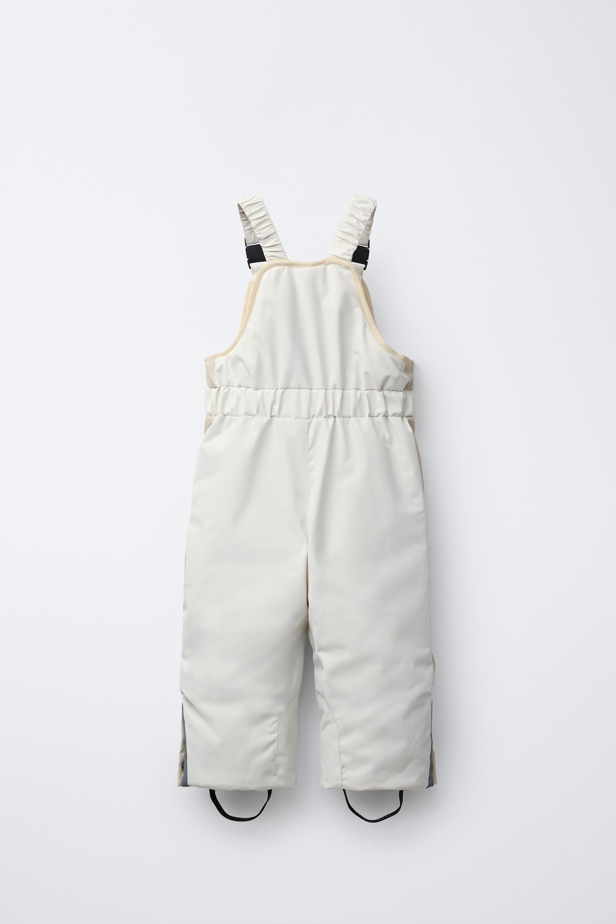 SALOPETTE LONGUE RÉSISTANTE À L'EAU ET AU VENT COLOR BLOCK